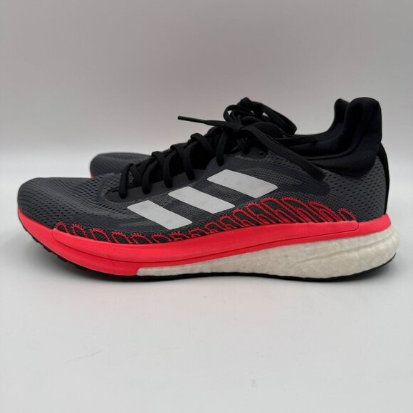 Adidas Solar Glide 3 ST Gray Signal Pink Womens Running Shoes FV7252 Size 9.5 - Picture 2 of 9